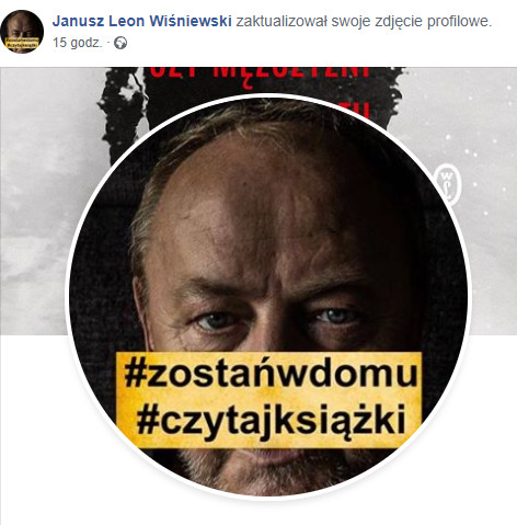 Janusz Leon Wiśniewski na Facebooku
