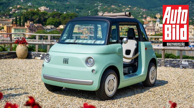 Fiat Topolino elekrtomos autó / Fotó: Auto Bild