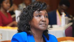 Deputy Speaker Gladys Shollei at the International Parliamentarians Panel for Freedom of Religion, or Belief (IPPFoRB) Conference at Serena Hotel, Nairobi on May 2, 2023