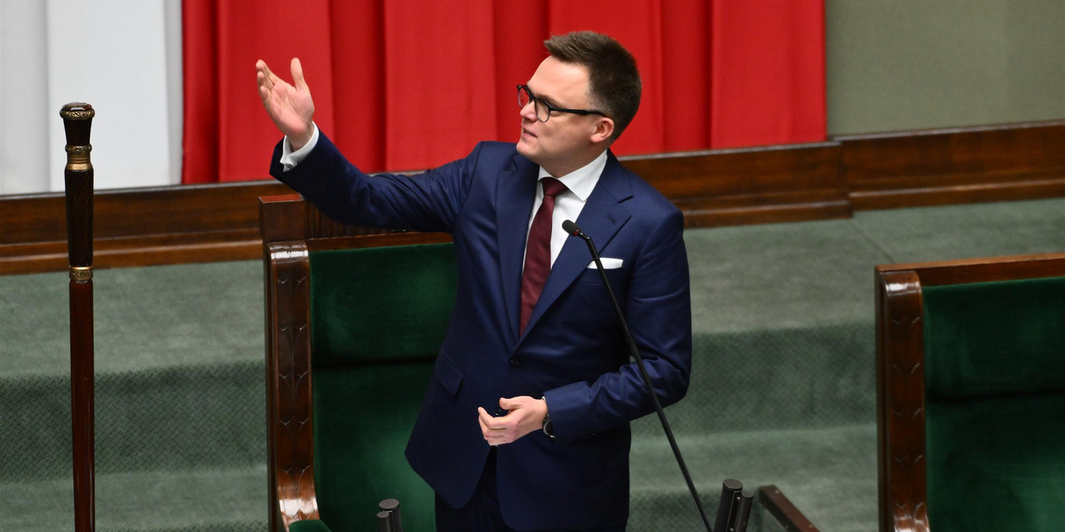 Szymon Hołownia zapowiedział w Sejmie wielkie zmiany.