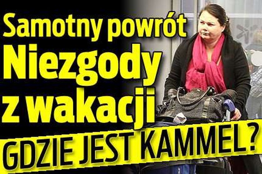 Niezgoda wróciła sama z wakacji. Co z Kammelem?