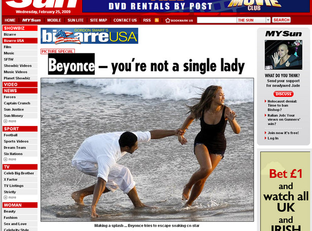 Beyonce flirtowała z obcym mężczyzną