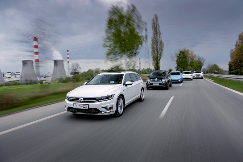 BMW i3 vs Kia Soul EV vs Nissan Leaf vs VW Passat GTE vs Volvo XC90 T8