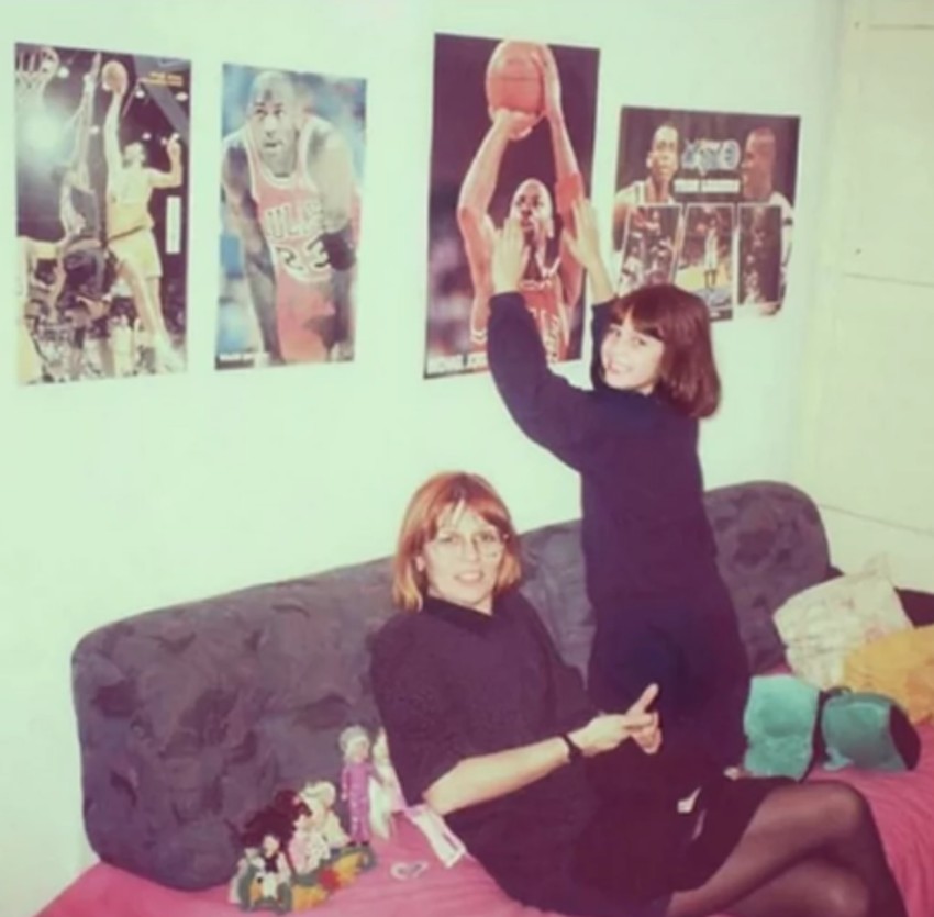 Iskra Brajović sa majkom