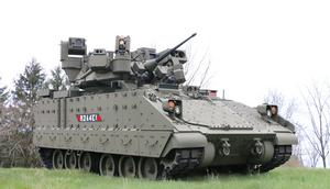 The new M2A4E1 Bradley infantry fighting vehicle.US Army photo