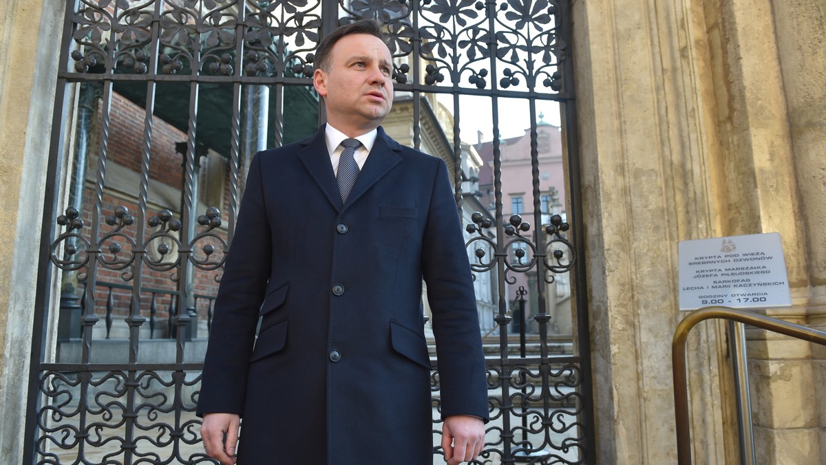 KRAKÓW WAWEL 5. ROCZNICA KATASTROFY SMOLEŃSKIEJ (Andrzej Duda)