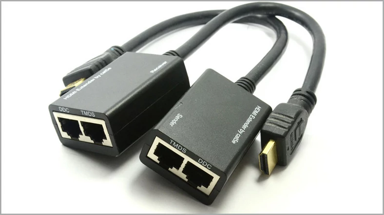 Kabel sieciowy może pełnić rolę przedłużacza HDMI