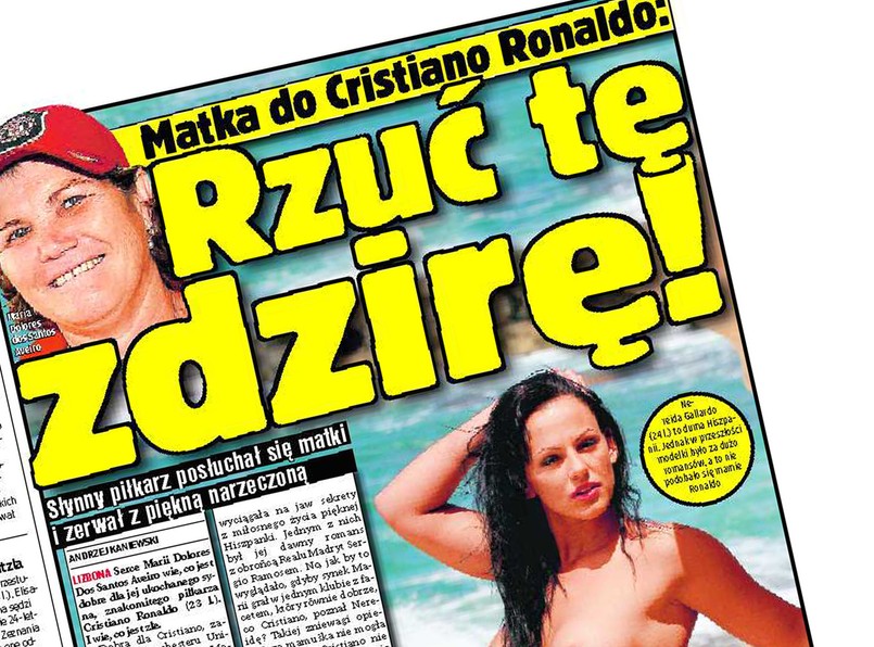 Matka do Ronaldo: Rzuć tę dziewuchę