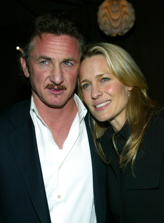 Sean Penn i Robin Wright w 2005 roku