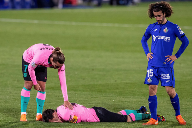 Antoine Griezmann, Lionel Messi i Marc Cucurella