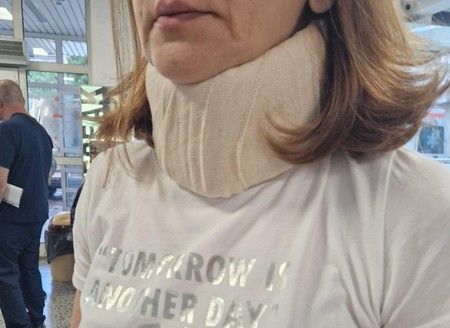 Povređena nastavnica