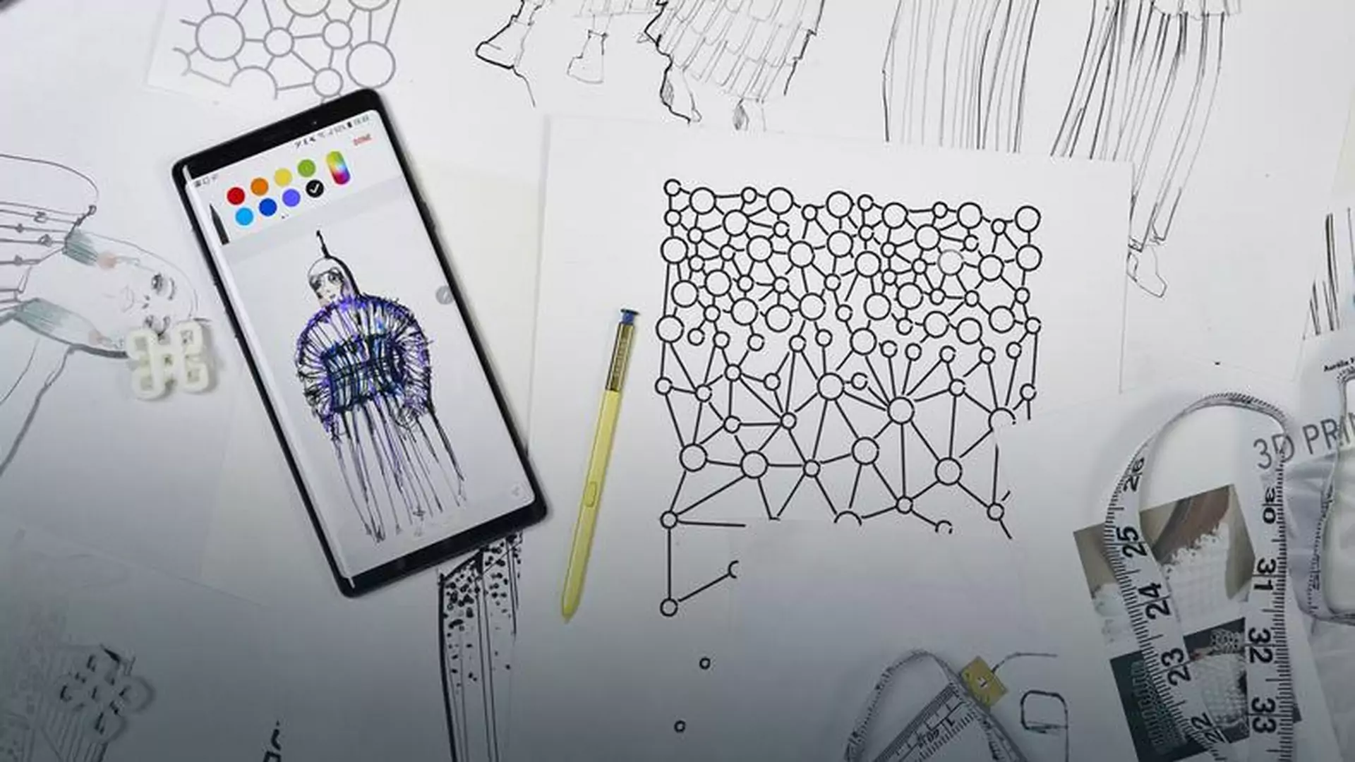Francuska projektantka mody i Samsung prezentują pierwszą na świecie kolekcję stworzoną przy pomocy smartfona