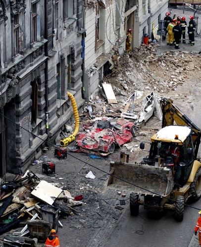 Wybuch gazu w Katowicach. Runęła trzypiętrowa kamienica