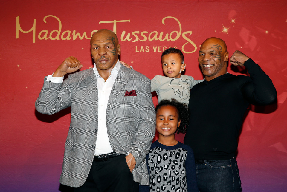 Mike Tyson z córką Milan i synem Morocco (zdjęcie z 2015 roku)