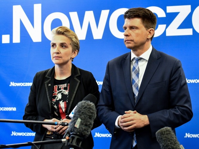 Joanna Scheuring-Wielgus i Ryszard Petru