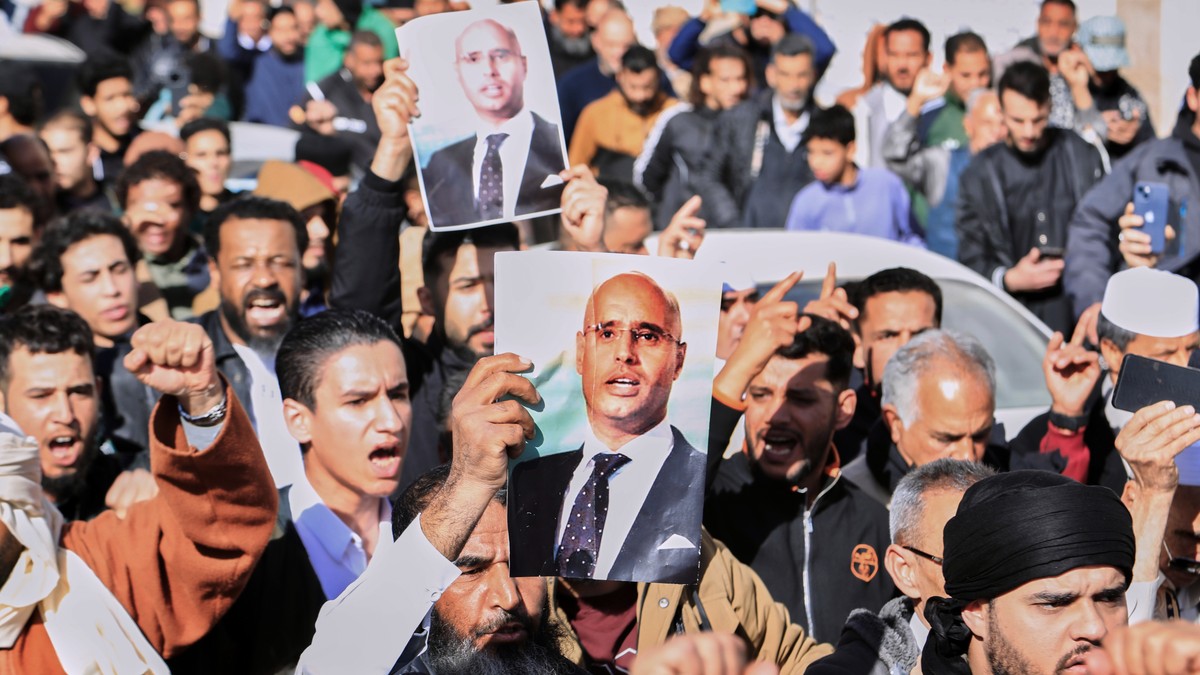 Sahrana Seifa al Islama Gadafija, Gadafijevog sina