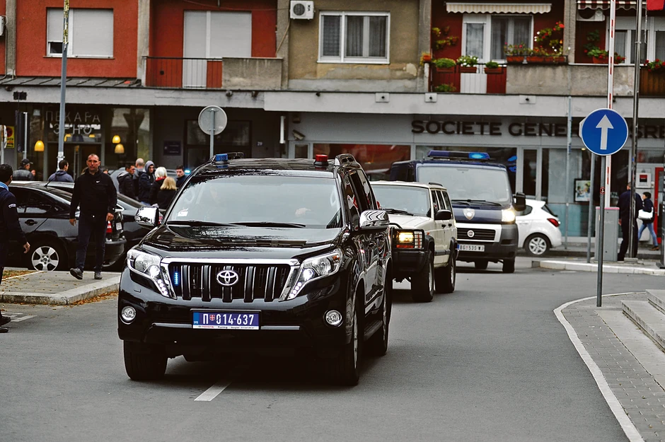 Dovođenje optuženog Vukotića u sud (arhivska foto)