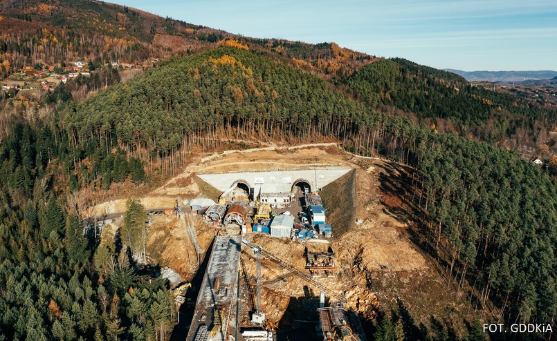 Tunel na drodze S1 Przybędza – Milówka