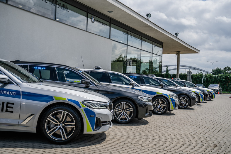 BMW 540i xDrive Touring czeskiej policji