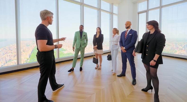 Ryan Serhant and his team of agents want to become the #1 real estate firm in New York City in their new Netflix show.Courtesy of Netflix