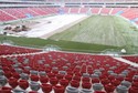 Układanie murawy na Stadionie Narodowym