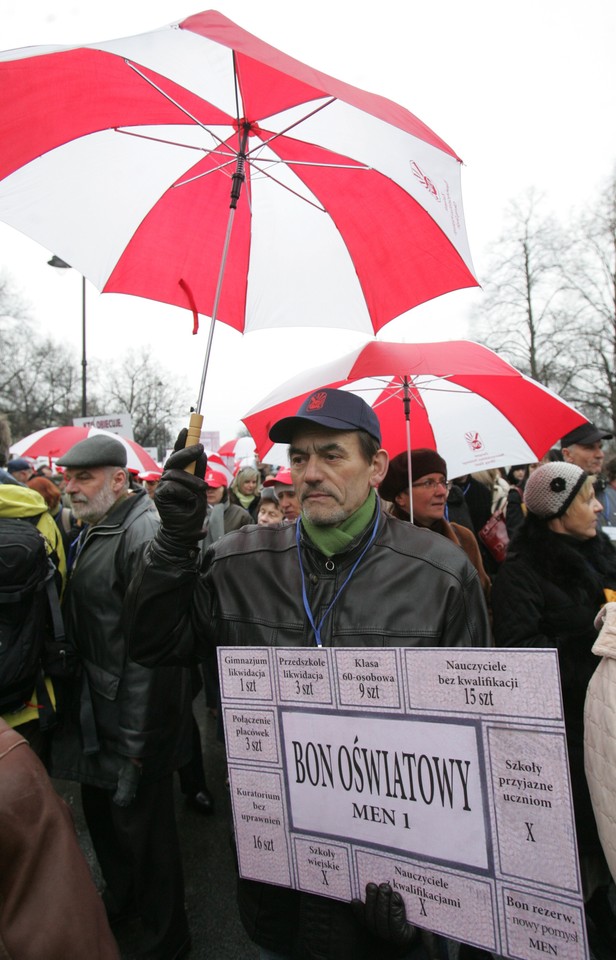 WARSZAWA MANIFESTACJA ZNP