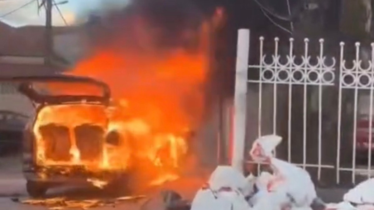 Izgoreo automobil u centru Smedereva