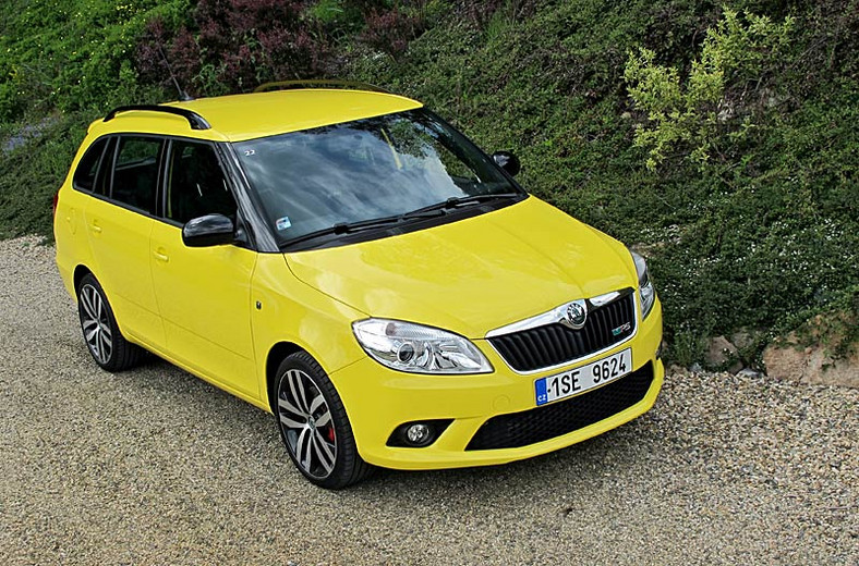 Ostra Fabia RS w akcji