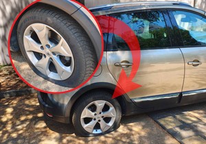 Srbima izbušene gume u Hrvatskoj