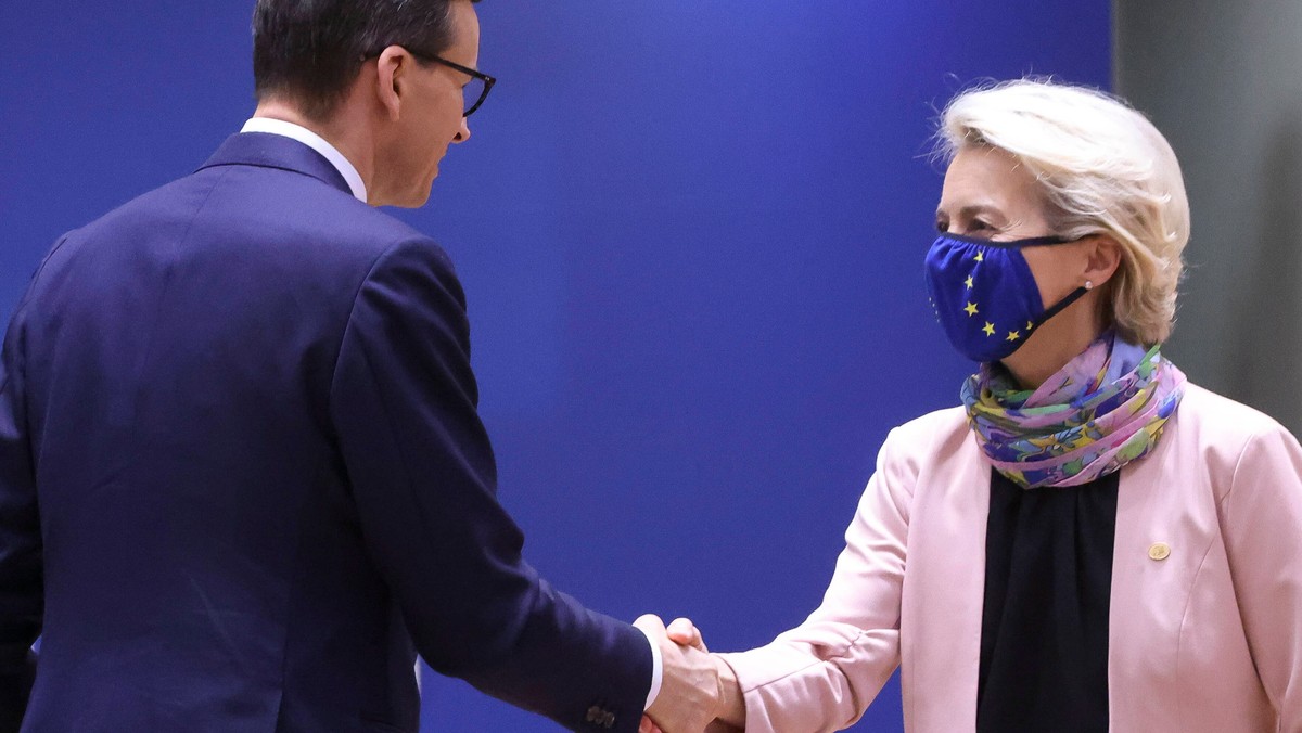 Mateusz Morawiecki i Ursula von der Leyen