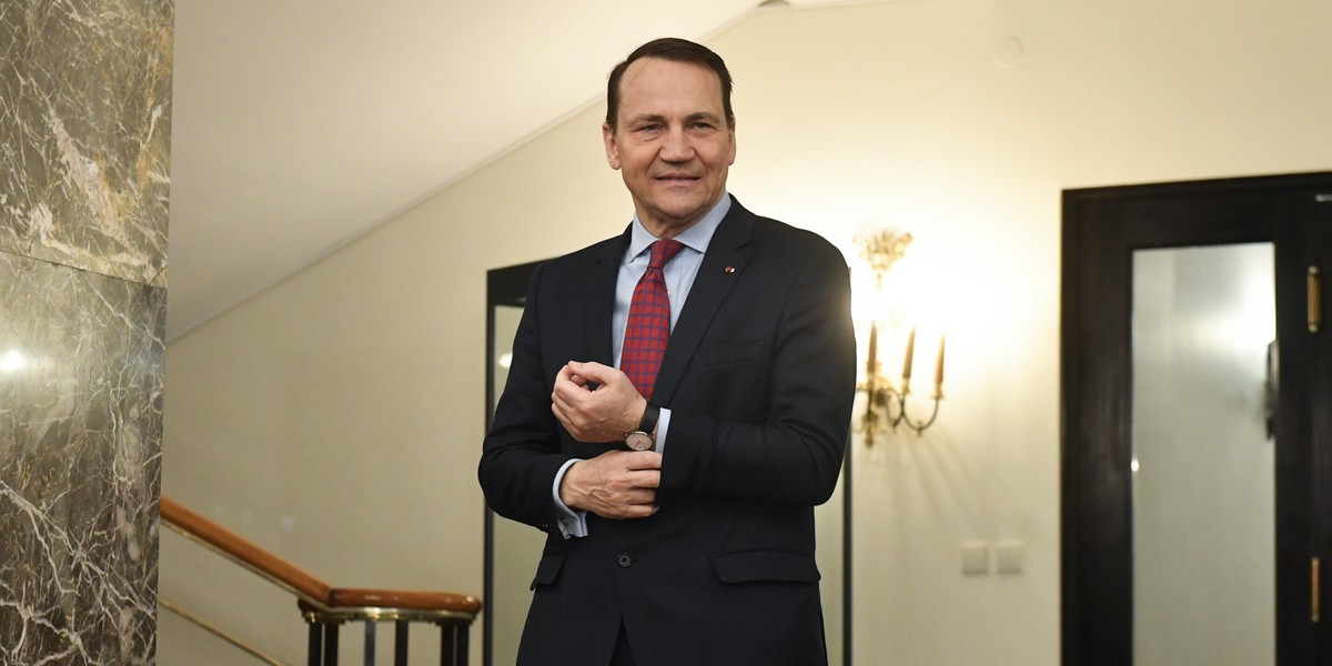 Szef MSZ Radosław Sikorski