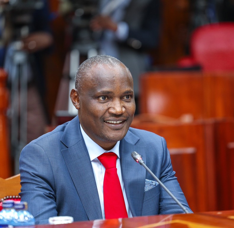 actualités John Mbadi, le CS des Finances, lors de son audition au Parlement