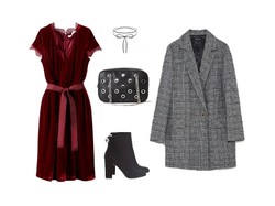 Jesienne STYLIZACJE na pogodę w kratkę