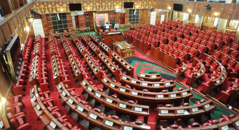 A file image of the National Assembly's debate chamber