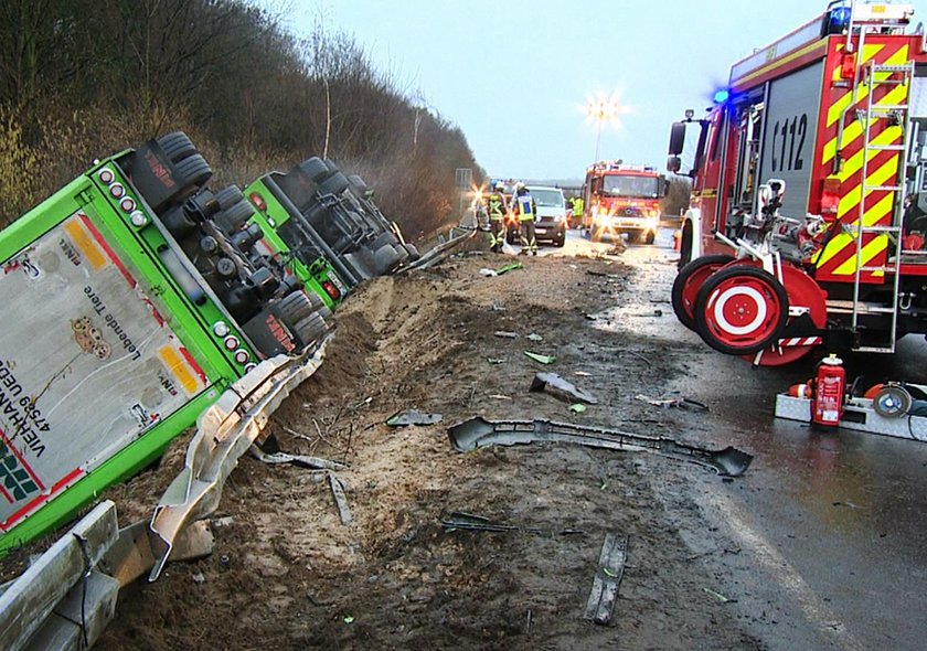 Koszmarny wypadek Polaków w Niemczech. Zginęły trzy osoby