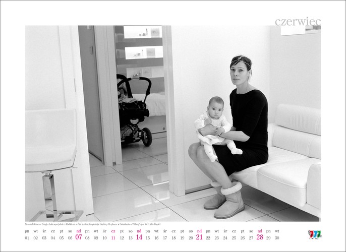 Córeczka Agaty Mróz wystąpiła w charytatywnej sesji zdjęciowej