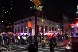 Explosion in Manhattan