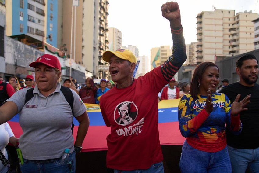 Protest 30. oktobra u Karakasu, Venecuela, protiv stranog uplitanja