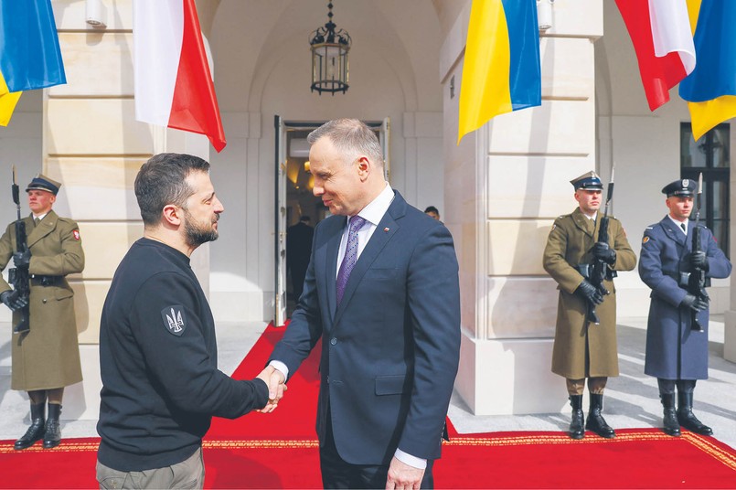 Spotkanie prezydentów Polski i Ukrainy, 5 kwietnia 2023 r.