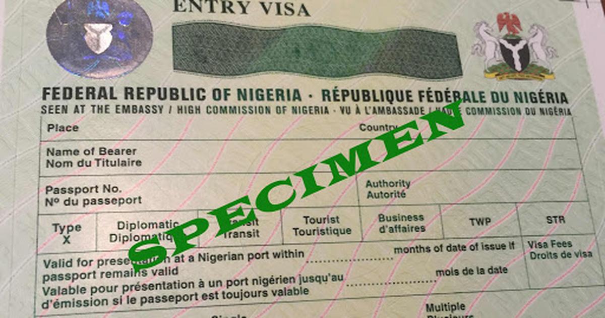 travel document number nigeria
