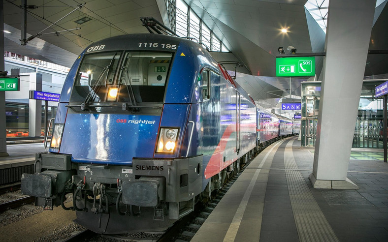 Nocne pociągi Nightjet Austriackich Kolei Federalnych (ÖBB)
