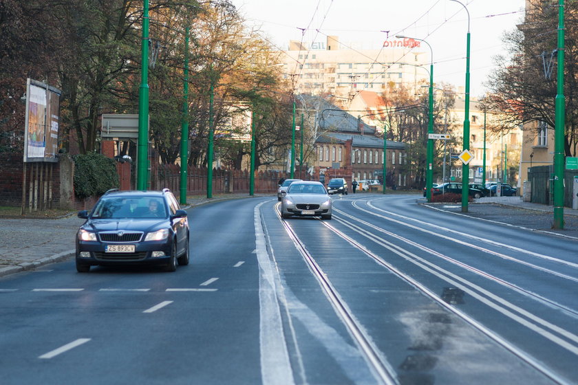 Torowisko na Grunwaldzkiej już wydzielone