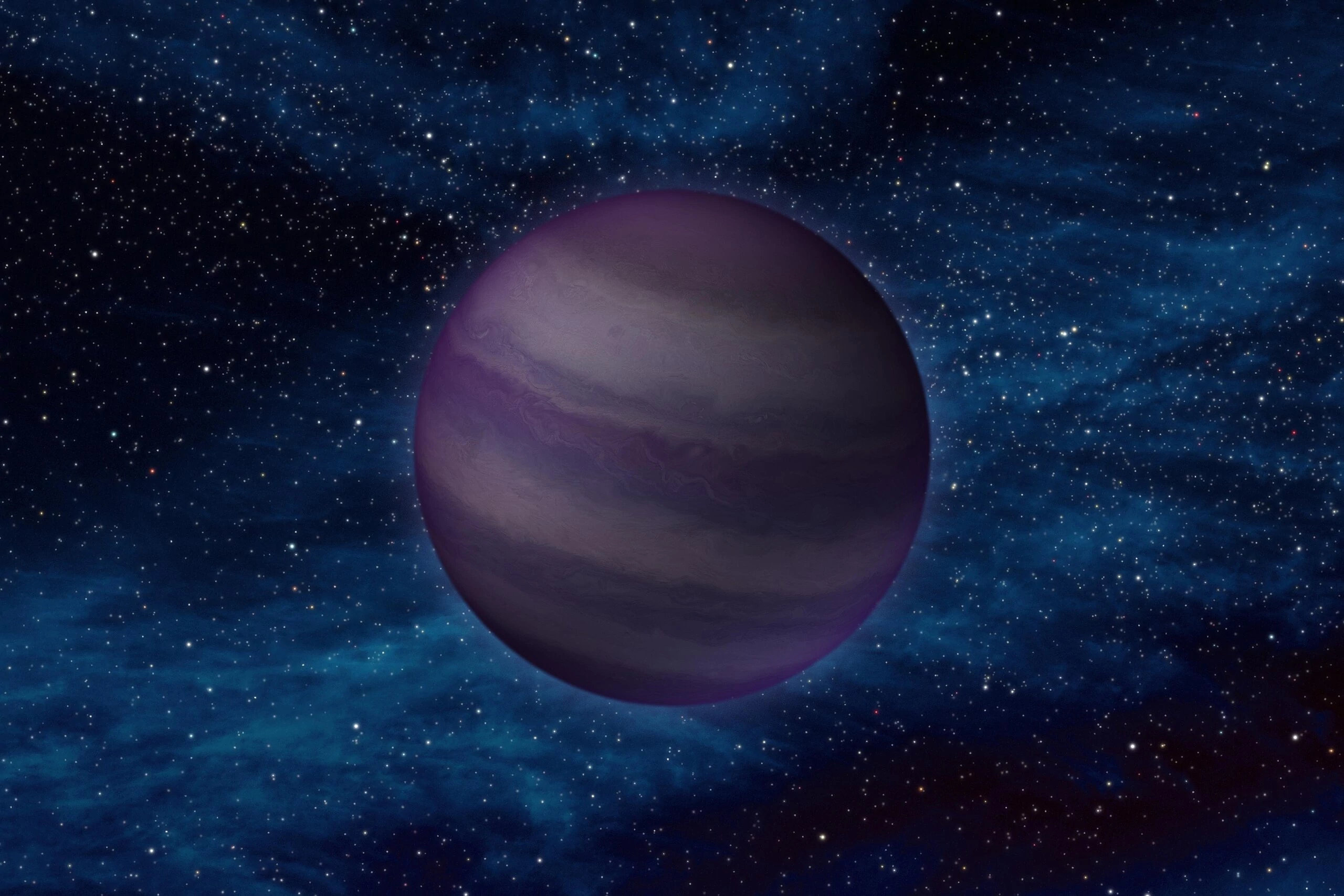 Brązowy karzeł (Brown Dwarf) typu Y – WISE 1828+2650 – wizja artystyczna