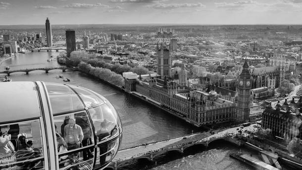 Londyn Anglia Big Ben Pałac Westminsterski Tamiza London Eye podróże turystyka