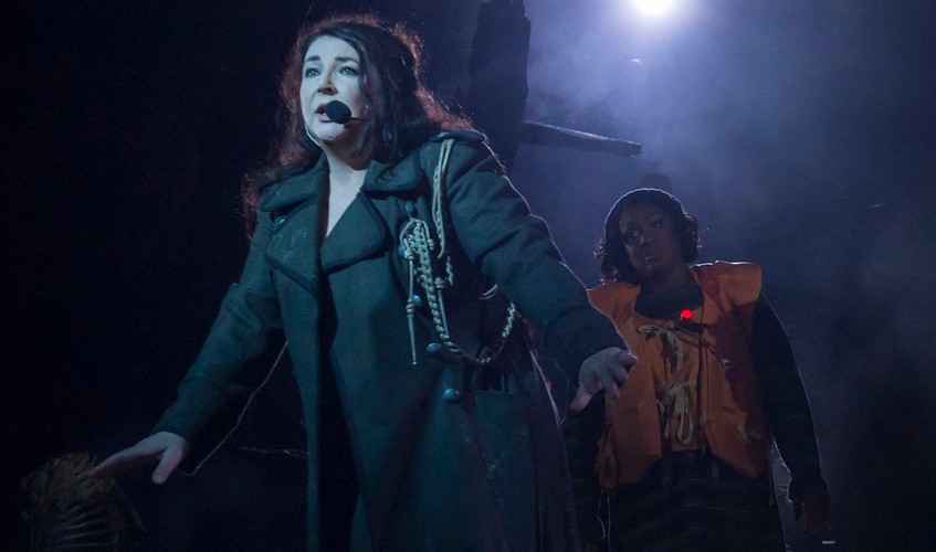 Kate Bush na scenie Hammersmith Apollo