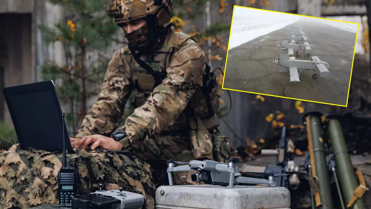 Seryjnie produkowane drony kamikadze w Ukrainie