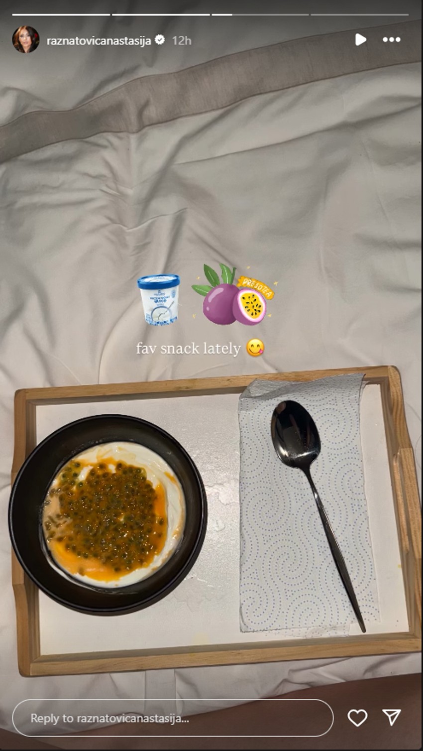 Omiljena užina Anastasije Ražnatović