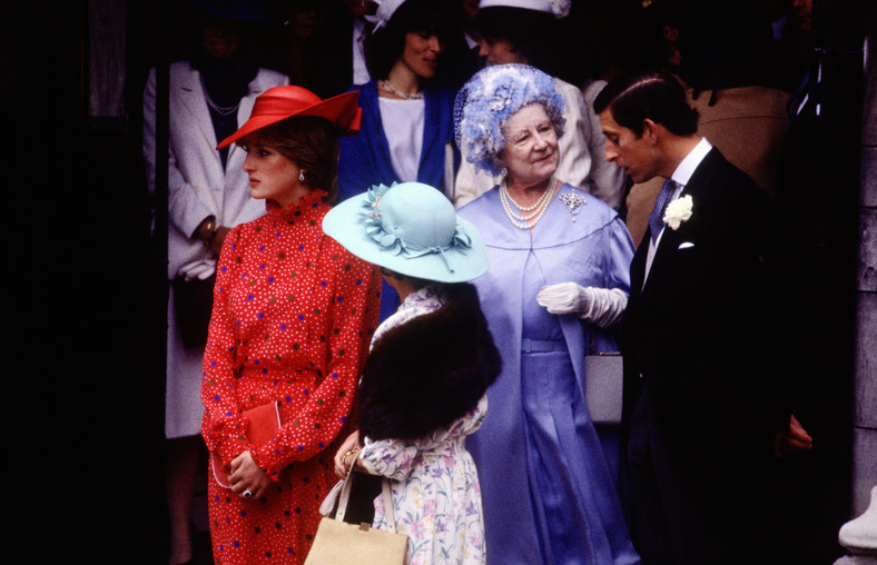  książę Karol, Królowa Matka, księżna Diana