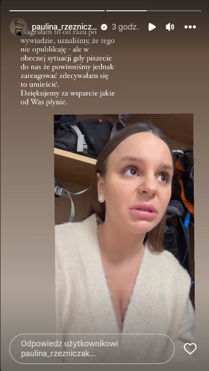 Paulina Rzeźniczak na Instagramie