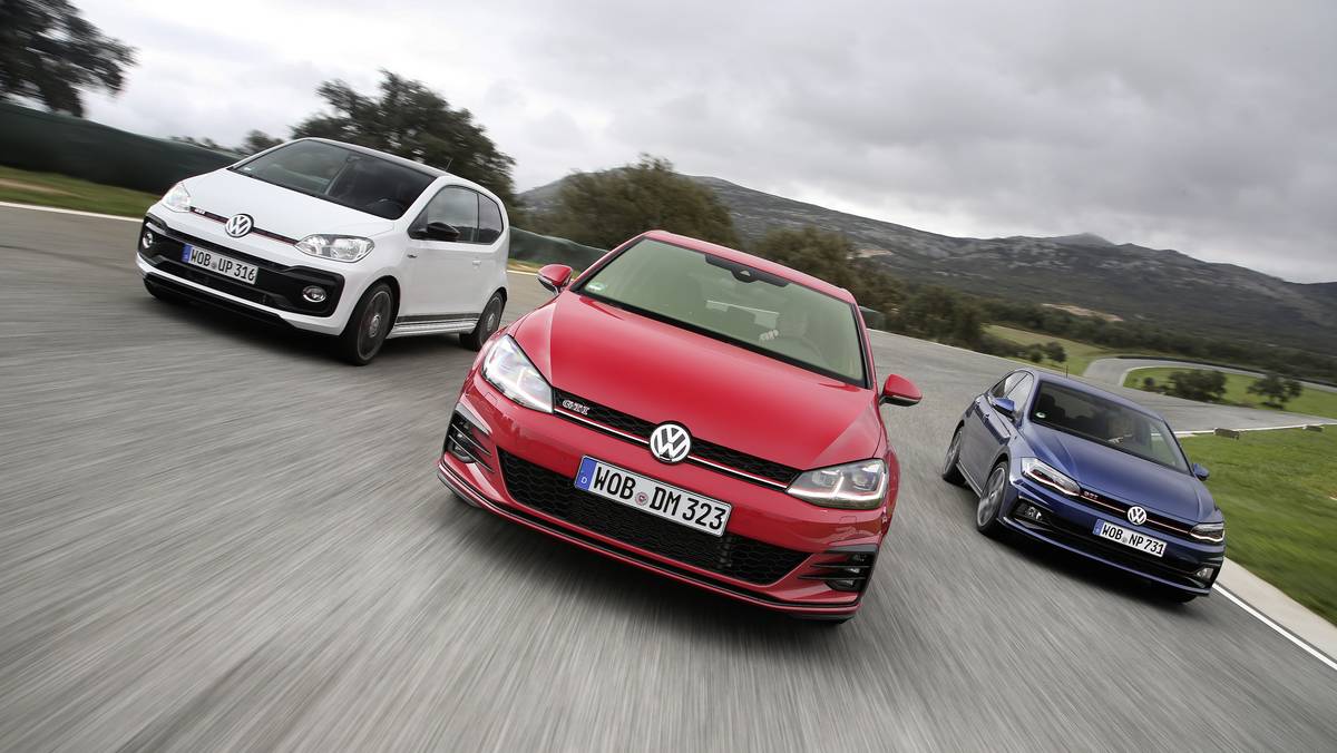 Rodzina łobuzów – Volkswagen Golf, Polo i up! w wersji GTI